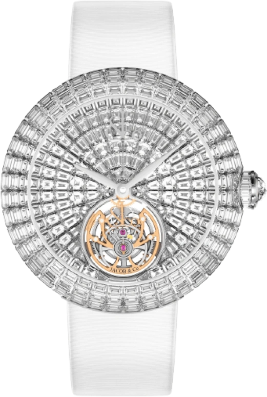 Jacob & Co.,Brilliant 47mm,47mm,White Gold,Silver,Handwound,Tourbillon,Sapphire,BT546,BT546.30.BD.BD.ABALA