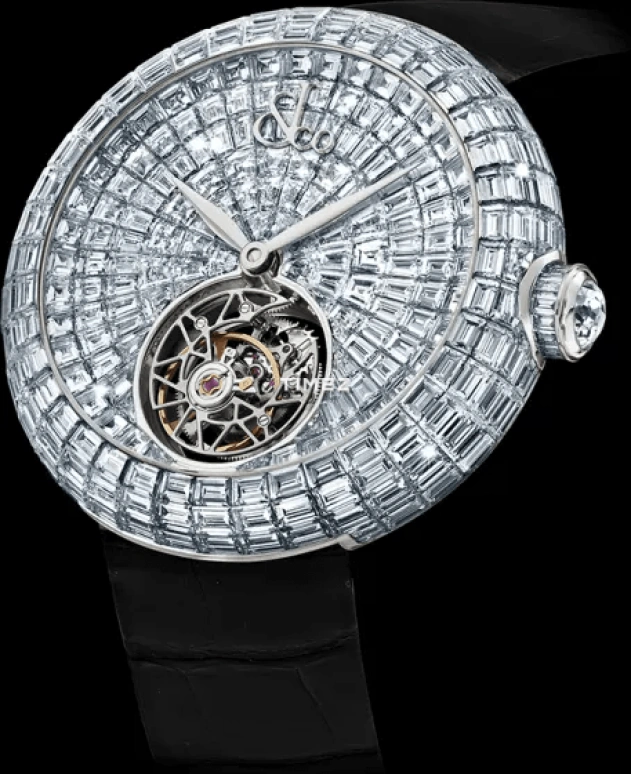 Jacob & Co.,Brilliant 47mm,47mm,White Gold,Silver,Handwound,Tourbillon,Sapphire,BT546,BT546.30.BD.BD.ABALA