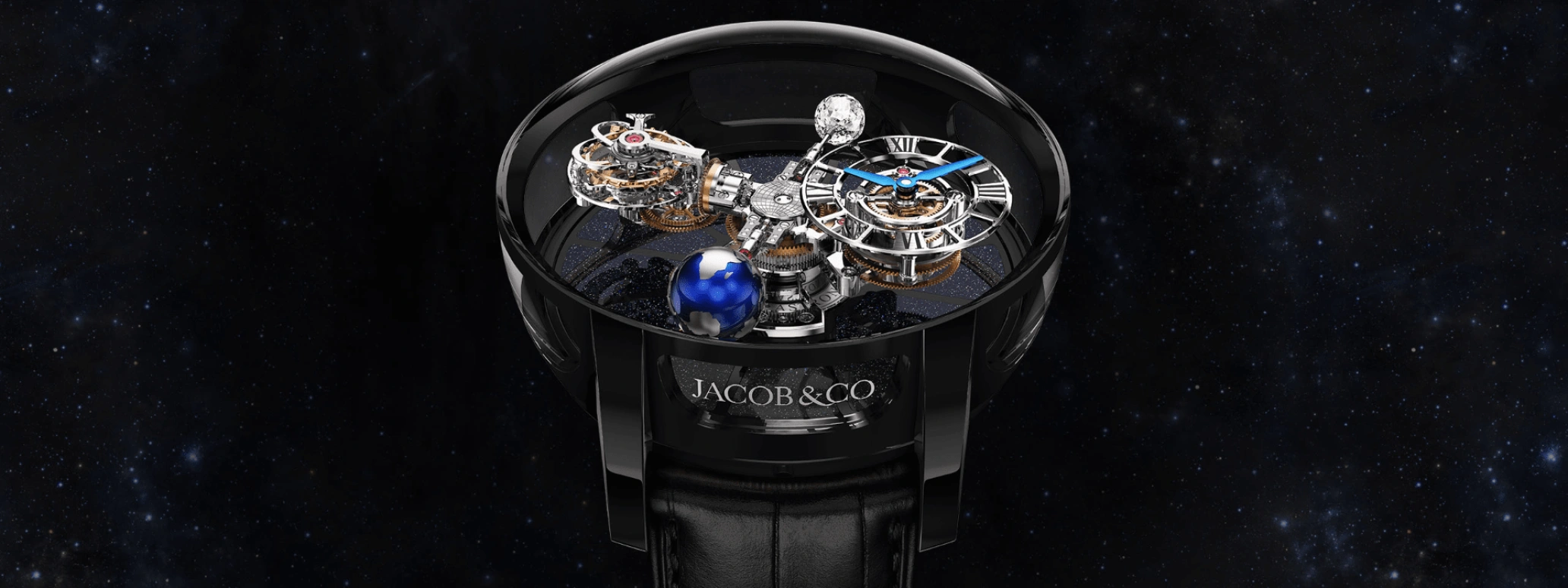 Jacob & Co.,Astronomia 50mm,50mm,Gold,White Gold,Handwound,60hours,In-house Caliber,AT100,AT100.31.AC.SD.A