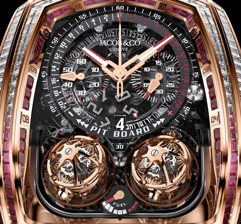 Jacob & Co.,Twin Turbo Furious ,Handwound,50hours,In-house Caliber,TT800,TT800.40.BR.AA.A