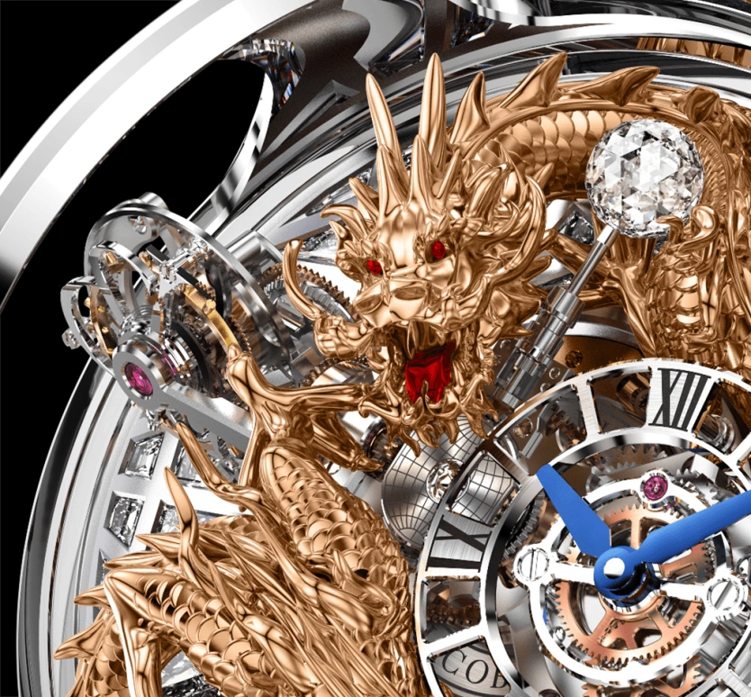 Jacob & Co.,Astronomia 50mm,50mm,Sapphire,Gold,White Gold,Handwound,60hours,In-house Caliber,AT802,AT802.30.BD.UA.A