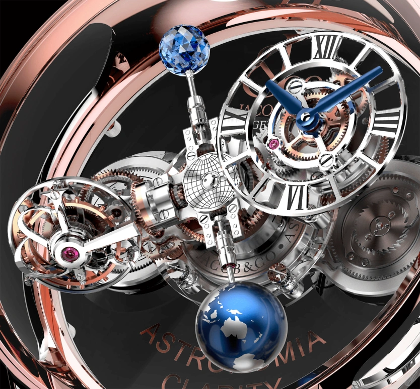 Jacob & Co.,Astronomia 50mm,50mm,Rose Gold,Gold,Handwound,60hours,In-house Caliber,AT820,AT820.40.BD.SB.A