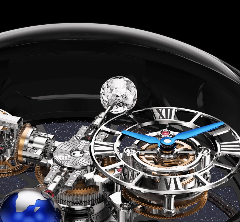 Jacob & Co.,Astronomia 50mm,50mm,Gold,White Gold,Handwound,60hours,In-house Caliber,AT100,AT100.31.AC.SD.A