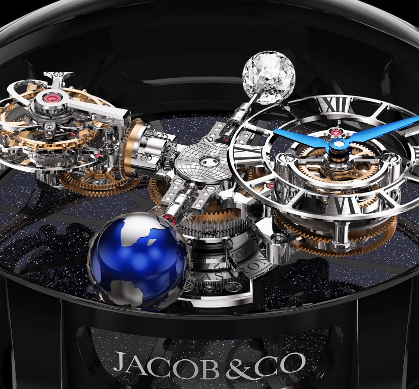 Jacob & Co.,Astronomia 50mm,50mm,Gold,White Gold,Handwound,60hours,In-house Caliber,AT100,AT100.31.AC.SD.A