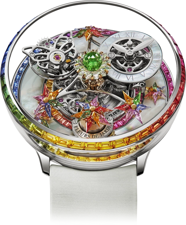 Jacob & Co.,Fleurs de Jardin ,Handwound,48hours,In-house Caliber,AF321,AF321.30.BD.AE.BBSAA