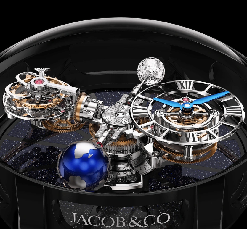 Jacob & Co.,Astronomia 50mm,50mm,Gold,White Gold,Handwound,60hours,In-house Caliber,AT100,AT100.31.AC.SD.A