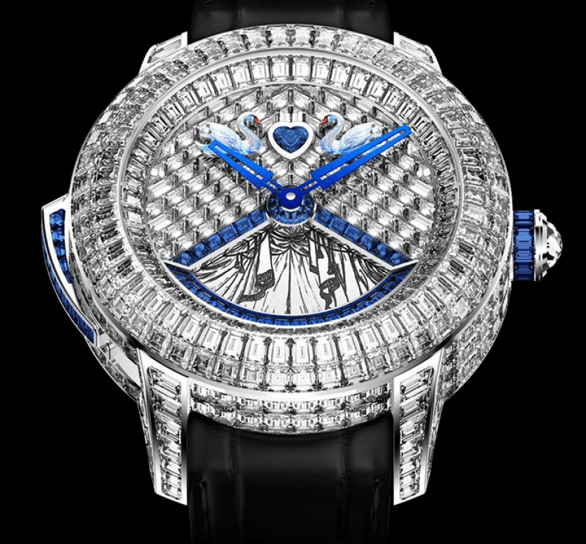 Jacob & Co.,Rasputin 47.60mm,47.60mm,White Gold,Silver,Handwound,Minute Repeater,50hours,CT200,CT200.30.BD.UD.A