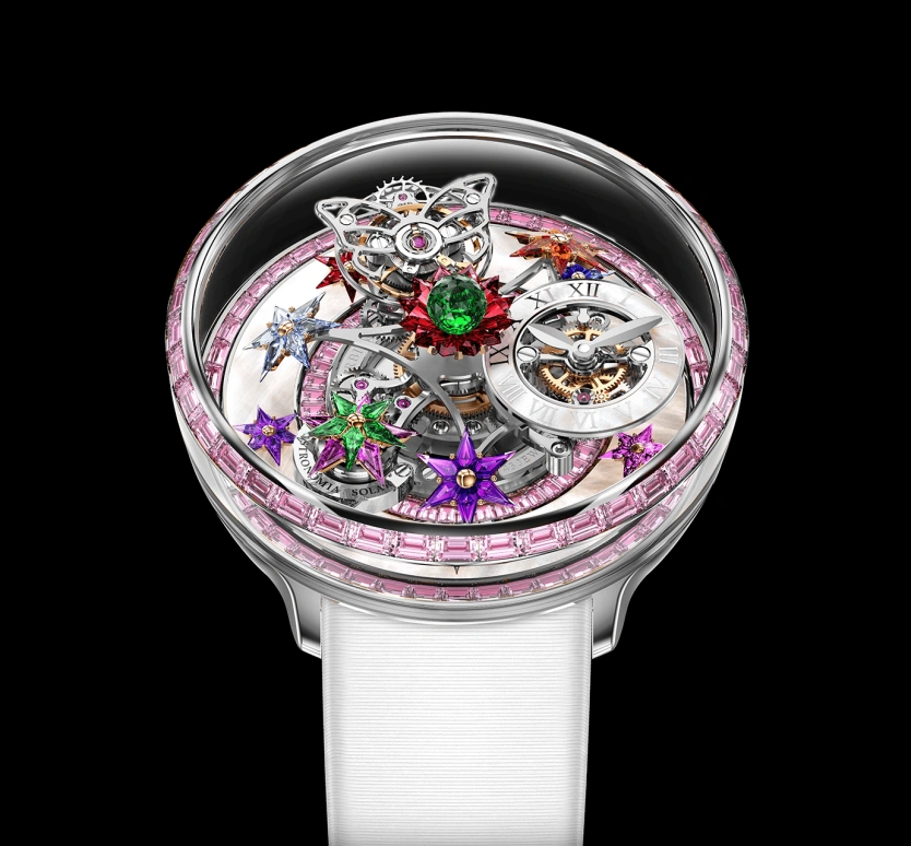 杰克宝,百花园 ,金质,白金,手动上弦,48小时,自制机芯,AF321,AF321.30.BA.AC.A
