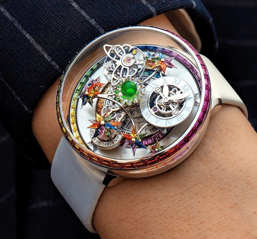 Jacob & Co.,Fleurs de Jardin ,Handwound,48hours,In-house Caliber,AF321,AF321.30.BD.AE.BBSAA