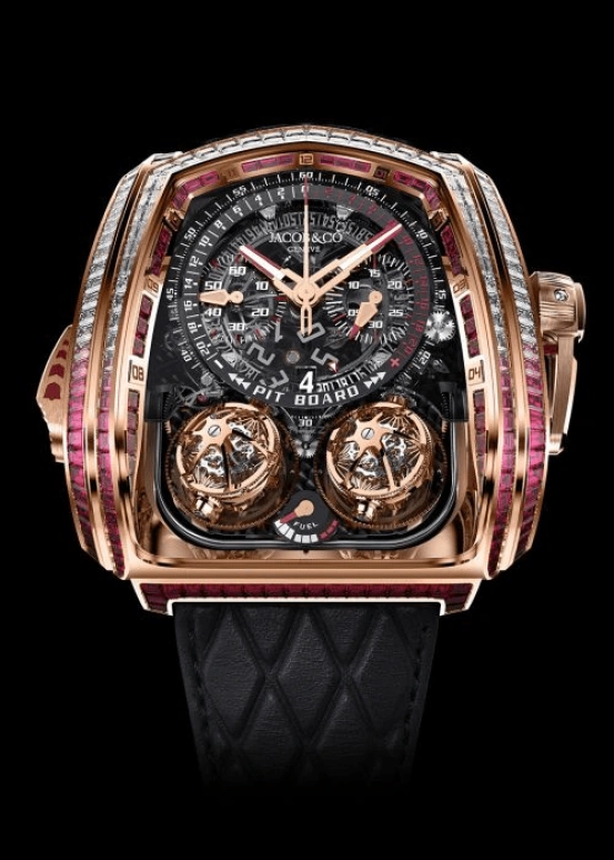 Jacob & Co.,Twin Turbo Furious ,Handwound,50hours,In-house Caliber,TT800,TT800.40.BR.AA.A