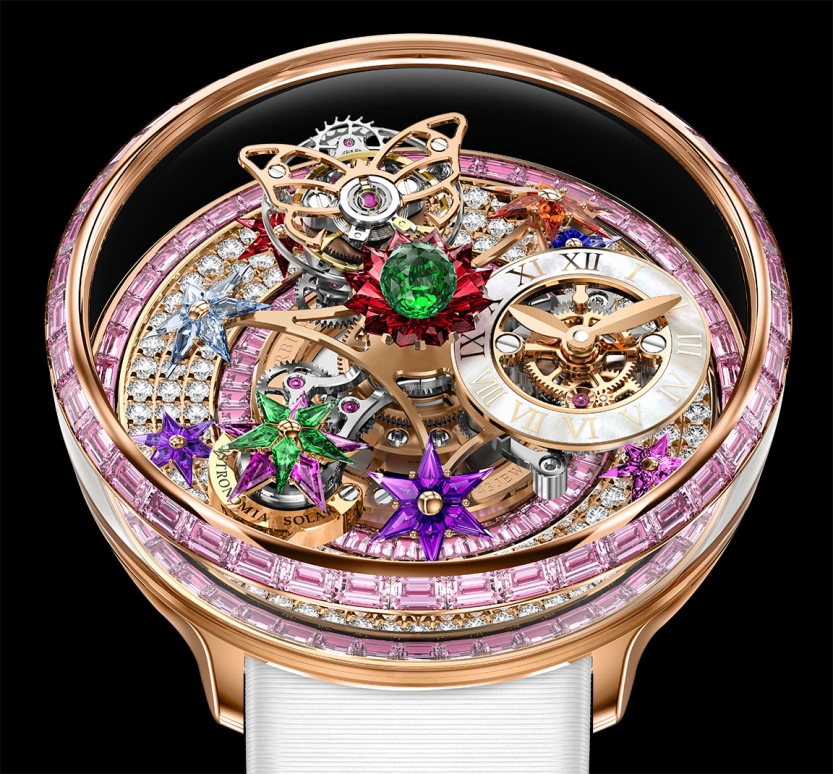 杰克宝,百花园 ,玫瑰金,金质,蓝宝石,AF321,AF321.40.BA.AG.BBSA