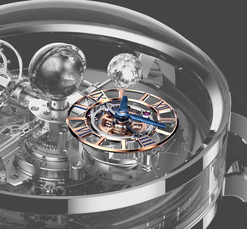 Jacob & Co.,Astronomia 47mm,47mm,Rose Gold,Gold,Handwound,60hours,In-house Caliber,AT110,AT110.40.AA.AA.A