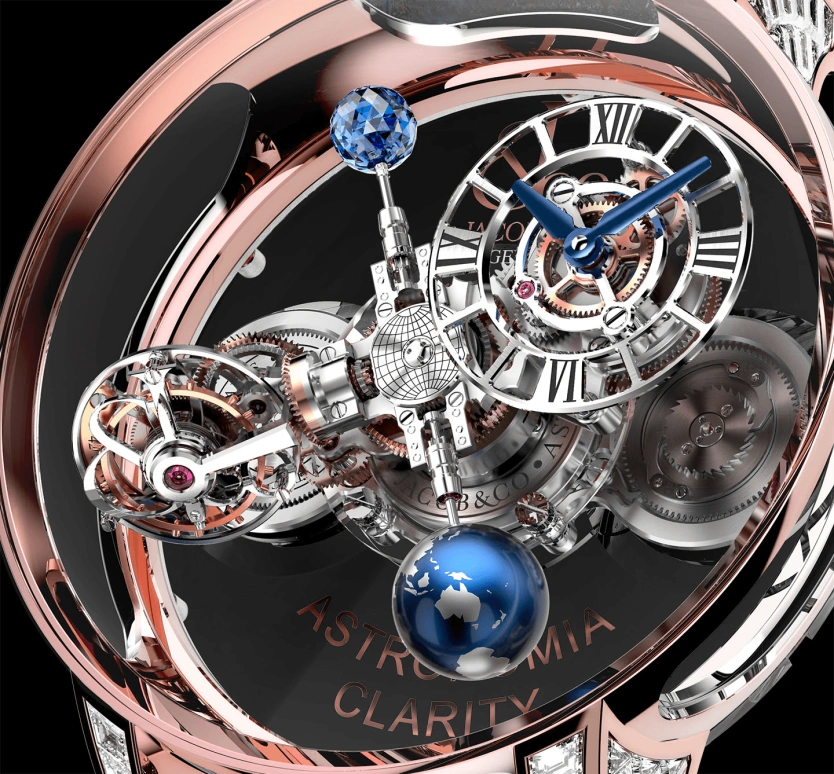 Jacob & Co.,Astronomia 50mm,50mm,Rose Gold,Gold,Handwound,60hours,In-house Caliber,AT820,AT820.40.BD.SB.A