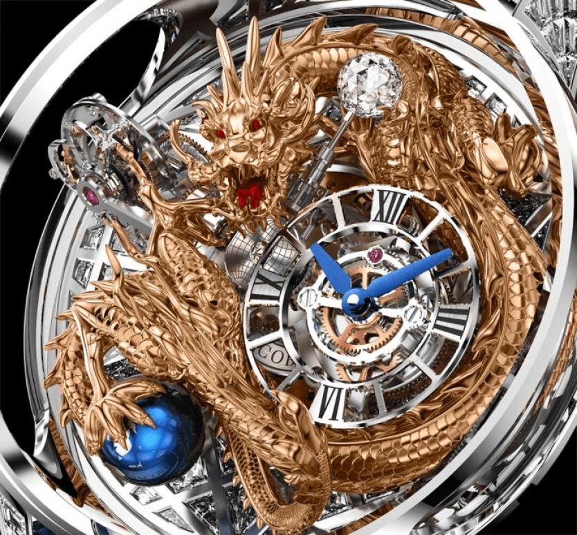 Jacob & Co.,Astronomia 50mm,50mm,Sapphire,Gold,White Gold,Handwound,60hours,In-house Caliber,AT802,AT802.30.BD.UA.A