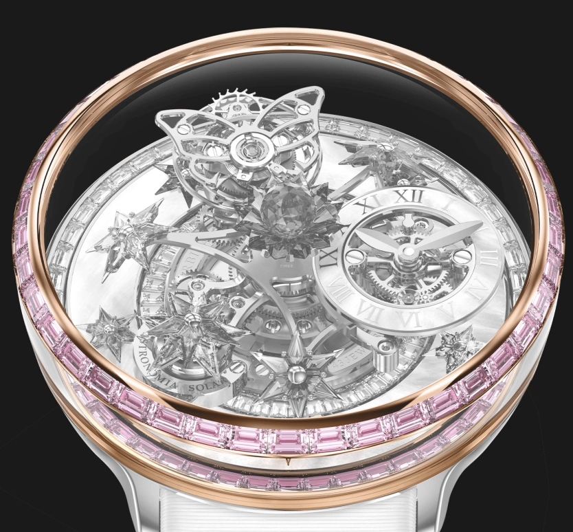 Jacob & Co.,Fleurs de Jardin ,Rose Gold,Gold,Handwound,48hours,In-house Caliber,AF321,AF321.40.BA.AF.A