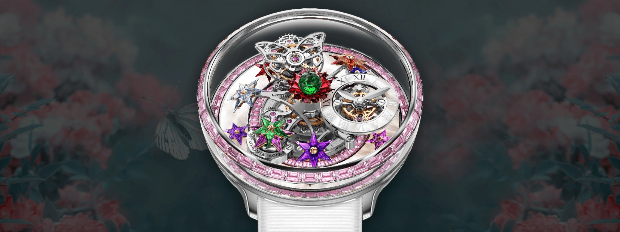 杰克宝,百花园 ,金质,白金,手动上弦,48小时,自制机芯,AF321,AF321.30.BA.AC.A