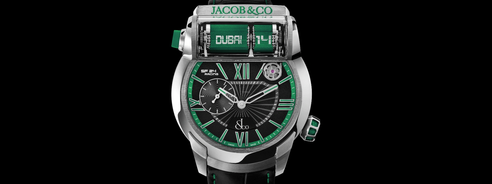 Jacob & Co.,EPIC 45mm,45mm,Titanium,48hours,In-house Caliber,Sapphire,ES101,ES101.20.NS.YG.A