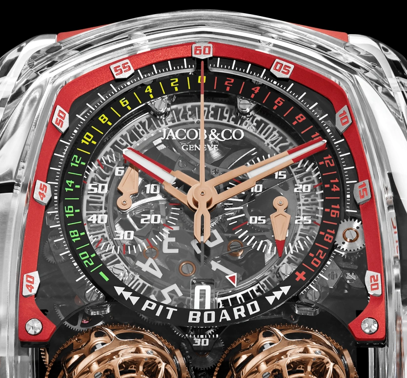 Jacob & Co.,Twin Turbo Furious ,Sapphire,Crystal,Handwound,50hours,In-house Caliber,TT220,TT220.80.AA.AA.A