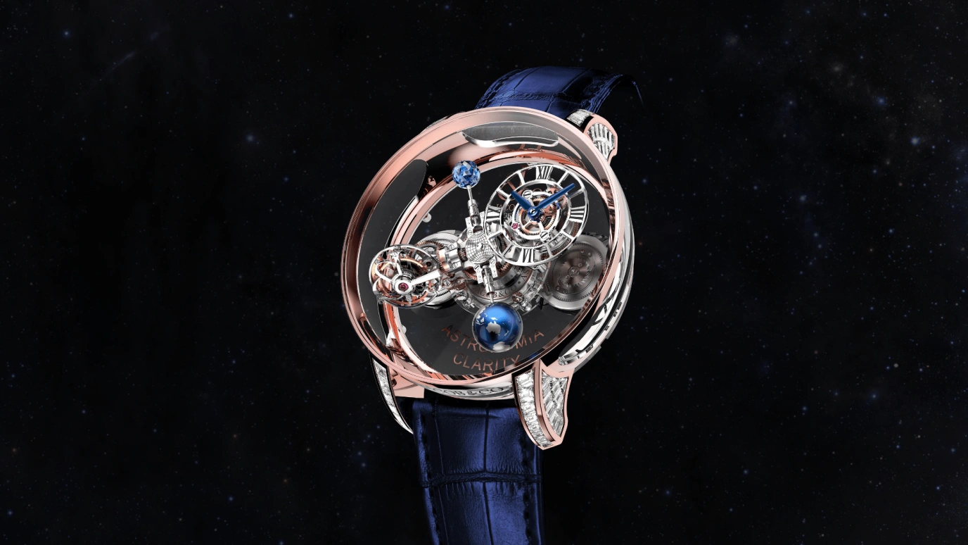 Jacob & Co.,Astronomia 50mm,50mm,Rose Gold,Gold,Handwound,60hours,In-house Caliber,AT820,AT820.40.BD.SB.A