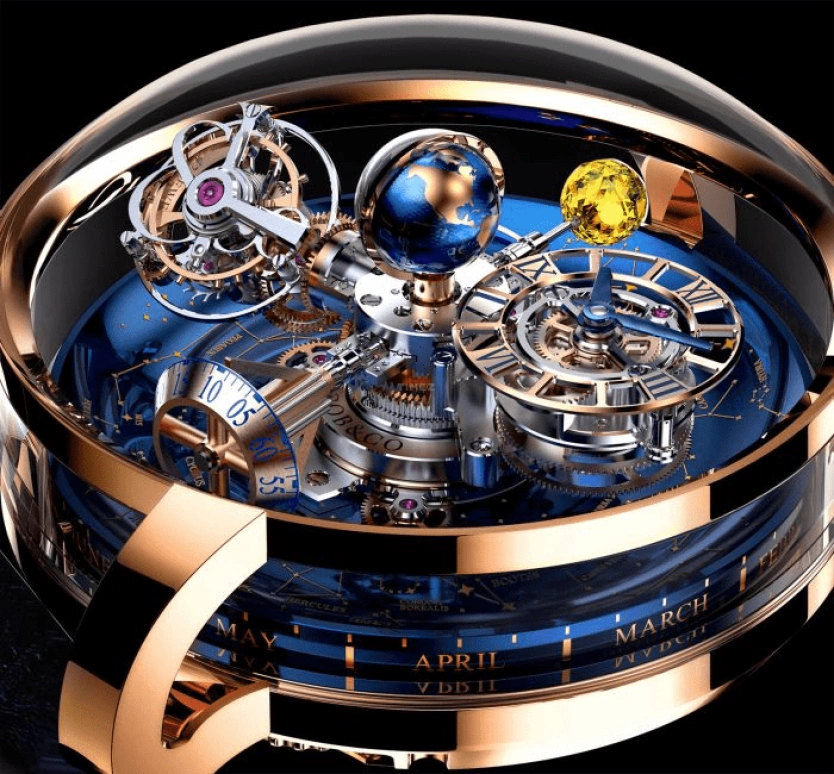 Jacob & Co.,Astronomia 47mm,47mm,Rose Gold,Gold,Handwound,60hours,In-house Caliber,AT110,AT110.40.AA.AA.A