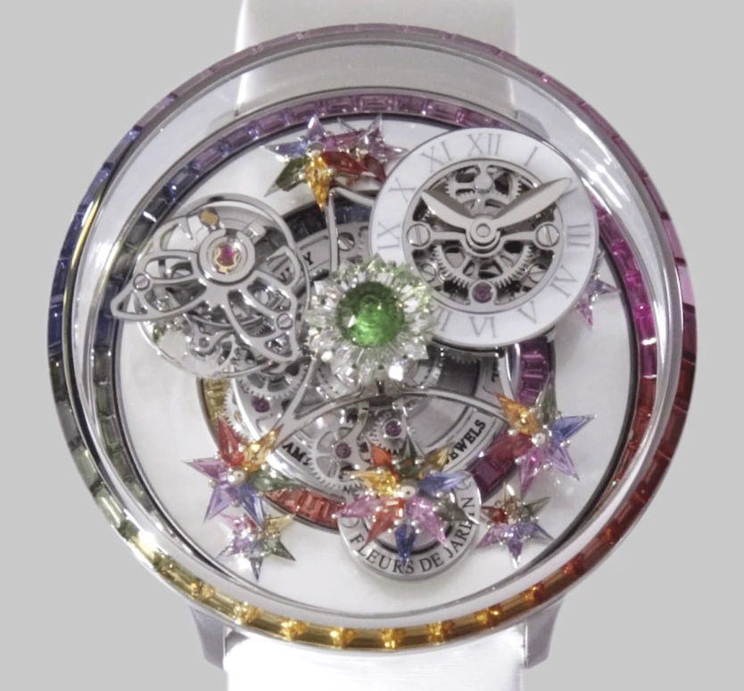 Jacob & Co.,Fleurs de Jardin ,Handwound,48hours,In-house Caliber,AF321,AF321.30.BD.AE.BBSAA