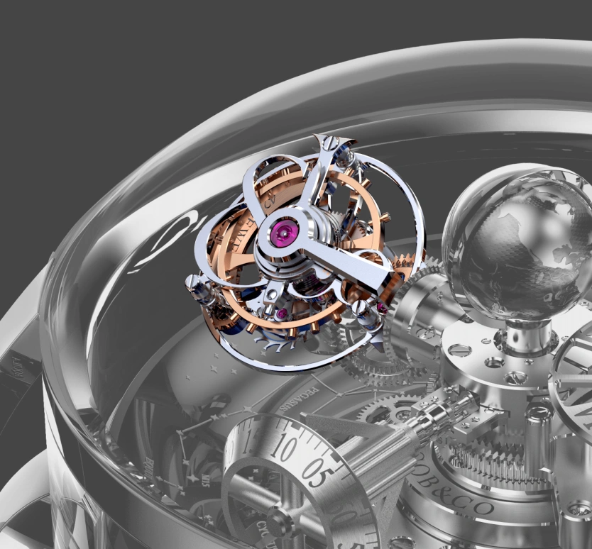 Jacob & Co.,Astronomia 47mm,47mm,Rose Gold,Gold,Handwound,60hours,In-house Caliber,AT110,AT110.40.AA.AA.A