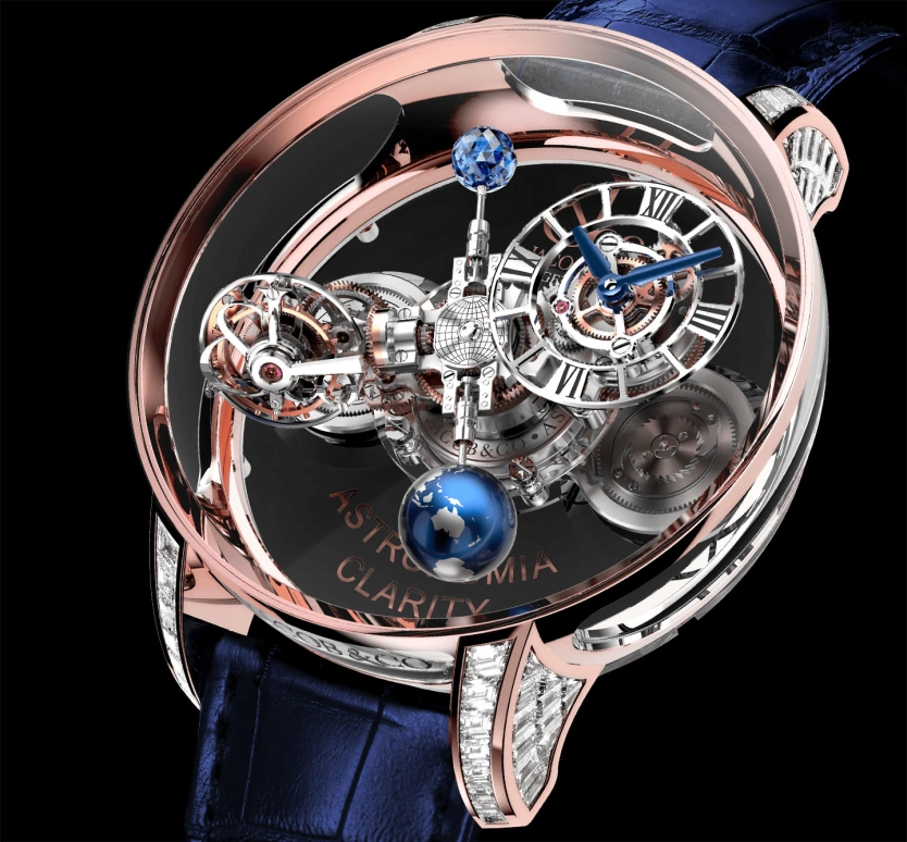 Jacob & Co.,Astronomia 50mm,50mm,Rose Gold,Gold,Handwound,60hours,In-house Caliber,AT820,AT820.40.BD.SB.A