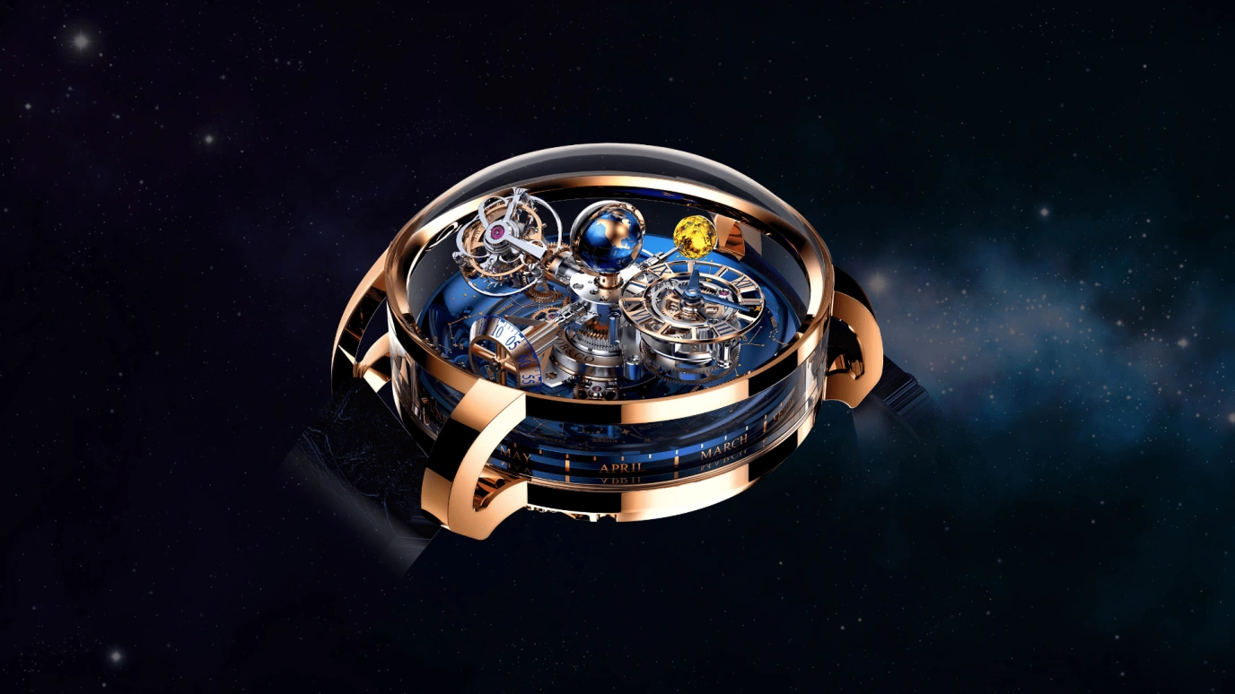 Jacob & Co.,Astronomia 47mm,47mm,Rose Gold,Gold,Handwound,60hours,In-house Caliber,AT110,AT110.40.AA.AA.A