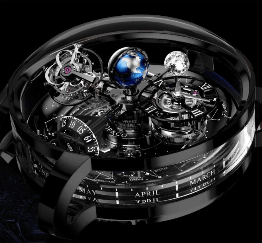 Jacob & Co.,Astronomia ,Handwound,60hours,In-house Caliber,AT110,AT110.31.AA.WD.A