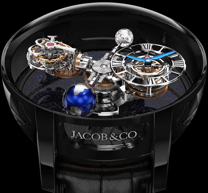 Jacob & Co.,Astronomia 50mm,50mm,Gold,White Gold,Handwound,60hours,In-house Caliber,AT100,AT100.31.AC.SD.A