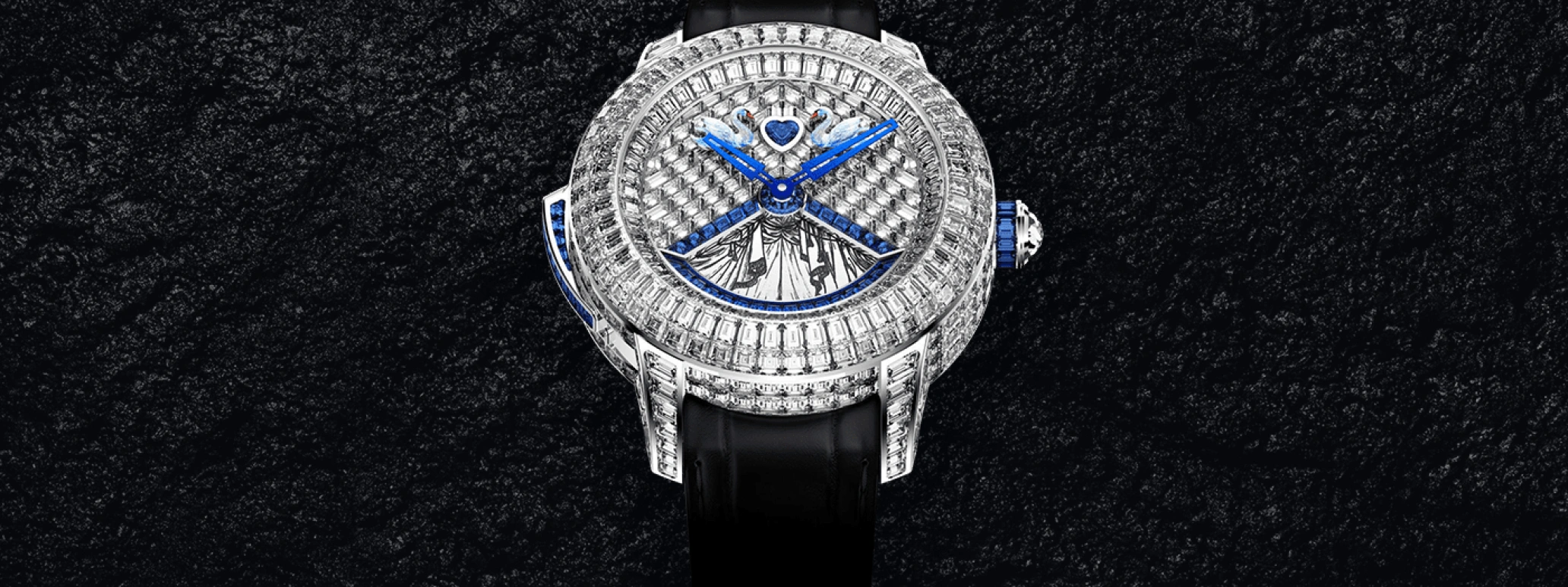 Jacob & Co.,Rasputin 47.60mm,47.60mm,White Gold,Silver,Handwound,Minute Repeater,50hours,CT200,CT200.30.BD.UD.A