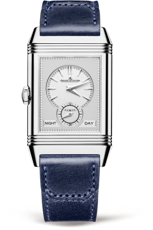 Jaeger-LeCoultre,Reverso 28.30mm,28.30mm,Stainless Steel,Blue,Handwound,42hours,In-house Caliber,Q3988482