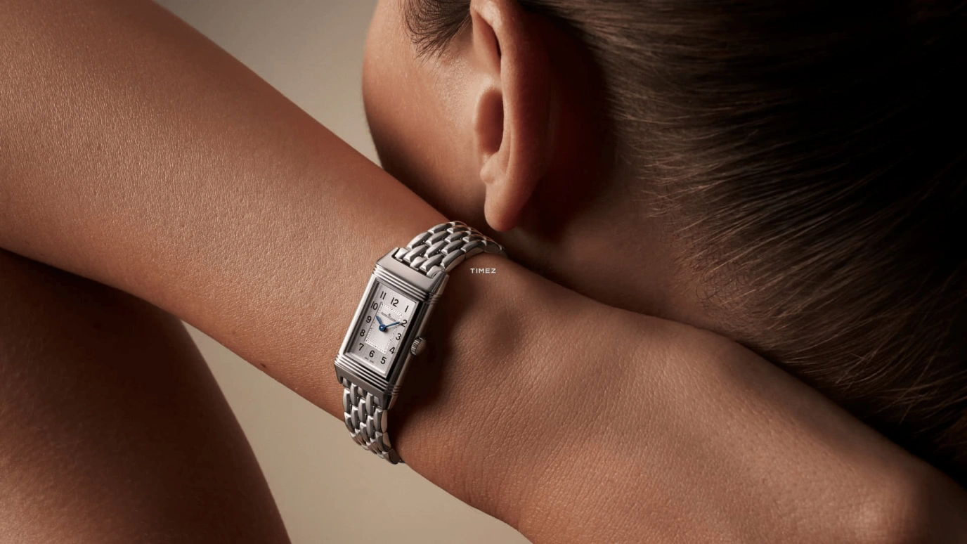 积家,翻转 35.20x16.30毫米,35.20x16.30毫米,精钢,银色,石英,自制机芯,蓝宝石,Q3878120