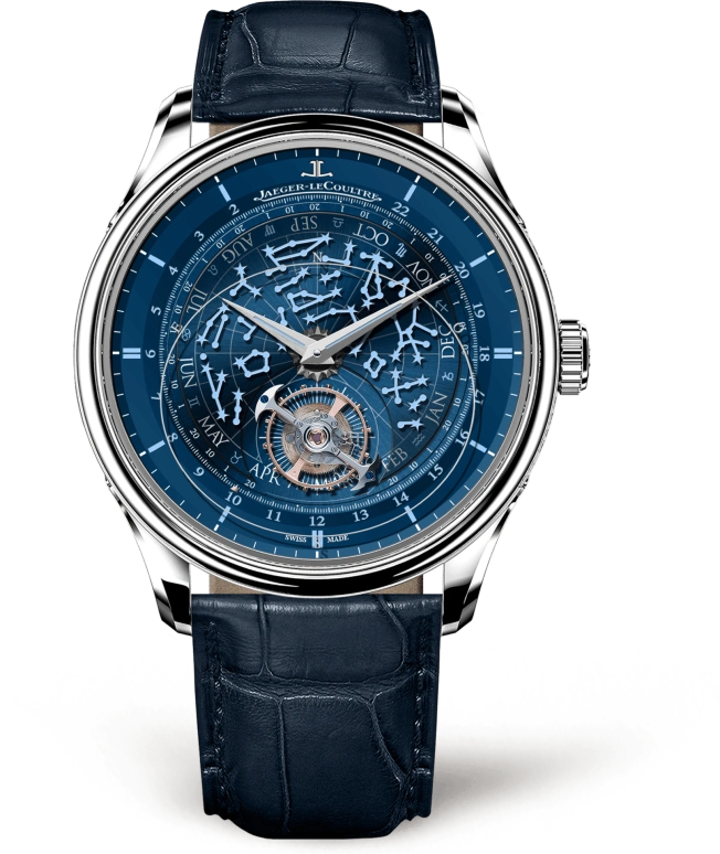 Jaeger-LeCoultre,Master 43mm,43mm,White Gold,Blue,Handwound,Month,Tourbillon Escapement,Sky Chart,Q5273480