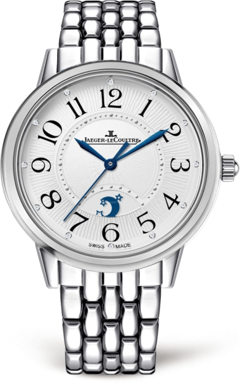 Jaeger-LeCoultre,Rendez-Vous 38.20mm,38.20mm,White Gold,Silver,Automatic,43hours,In-house Caliber,3618190