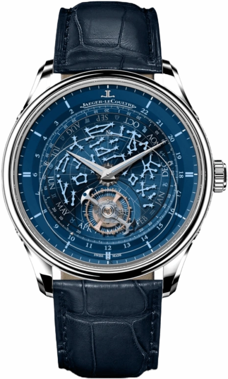 Jaeger-LeCoultre,Master 43mm,43mm,White Gold,Blue,Handwound,Month,Tourbillon Escapement,Sky Chart,Q5273480