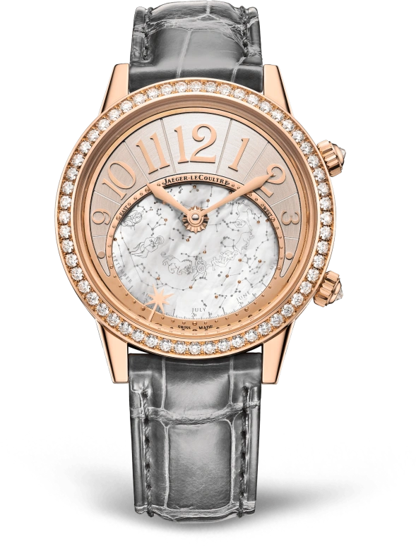 Jaeger-LeCoultre,Rendez-Vous 37.50mm,37.50mm,Pink Gold,Grey,Automatic,Sky Chart,40hours,Q3482520