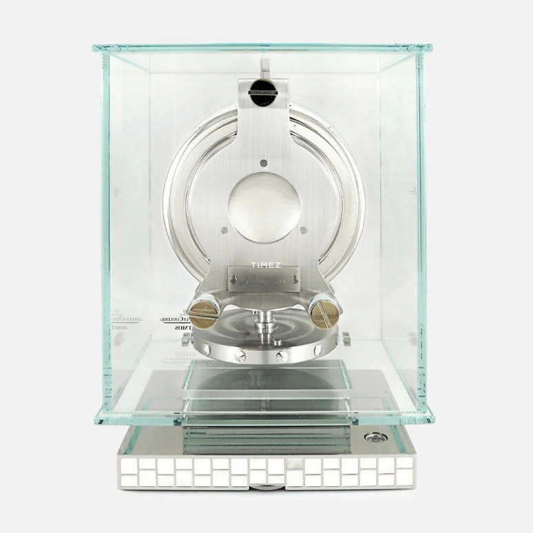 积家,空气钟 185x250毫米,185x250毫米,白金,白色,自动上弦,月相,日历,Q5745102