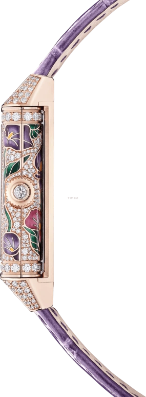 积家,翻转 40x20毫米,40x20毫米,粉红金,白色,手动上弦,自制机芯,长方形,Q3292435