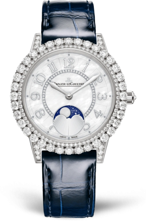 Jaeger-LeCoultre,Rendez-Vous 36mm,36mm,White Gold,White,Automatic,Moonphase,45hours,Q3523570