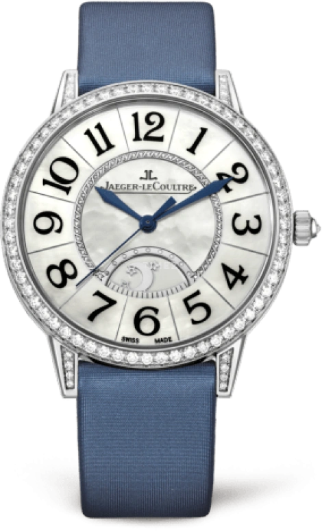 Jaeger-LeCoultre,Rendez-Vous 36mm,36mm,White Gold,White,Automatic,40hours,In-house Caliber,3433490