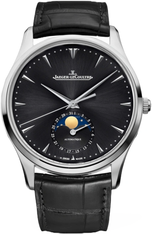 Jaeger-LeCoultre,Master 39mm,39mm,Stainless Steel,Silver,Automatic,Moonphase,Date,1368470