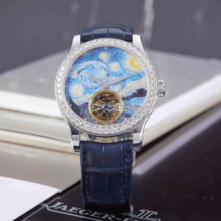 Jaeger-LeCoultre,Master 43mm,43mm,White Gold,Blue,Automatic,Tourbillon,38hours,16634V2