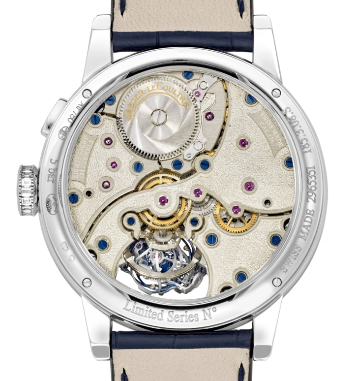 Jaeger-LeCoultre,Master 43.50mm,43.50mm,White Gold,Silver,Handwound,Day,Tourbillon,5033401