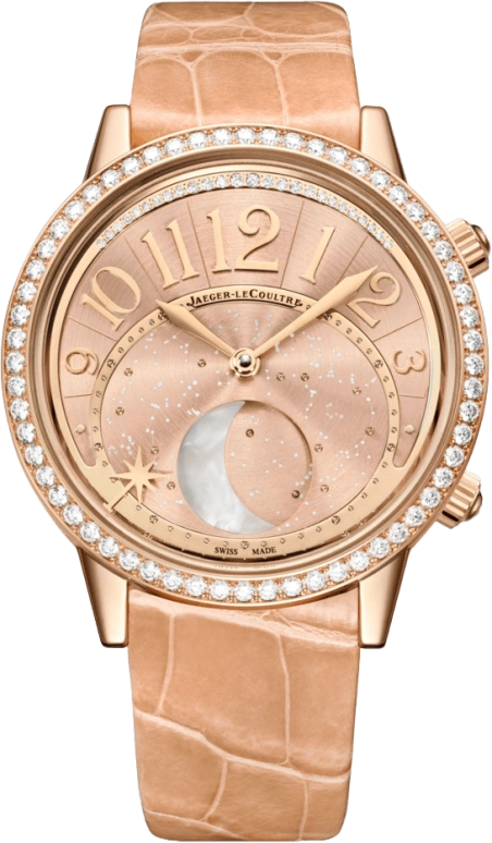 Jaeger-LeCoultre,Rendez-Vous 36mm,36mm,Pink Gold,Silver,Automatic,Moonphase,Alarm,3522420