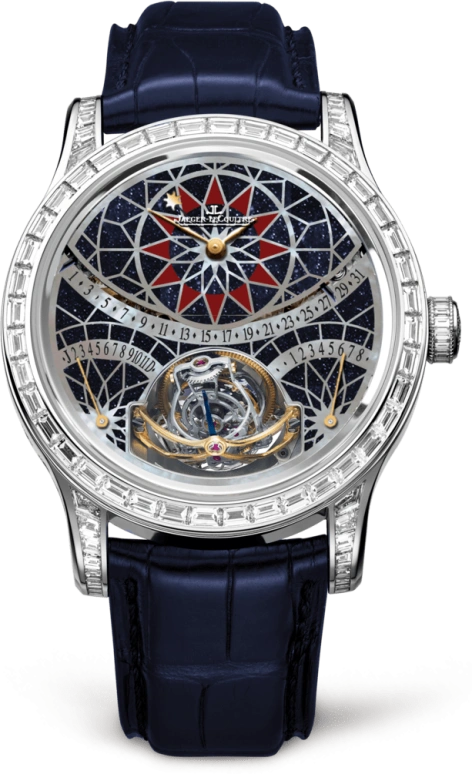 Jaeger-LeCoultre,Master 43mm,43mm,Platinum,Blue,Handwound,Perpetual Calendar,Leap Year,Month,Day,192hours,In-house Caliber,6006406