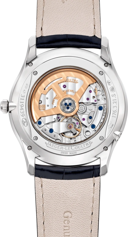 Jaeger-LeCoultre,Master 39mm,39mm,White Gold,Grey,Automatic,Moonphase,Perpetual Calendar,Month,Date,38hours,In-house Caliber,130354J