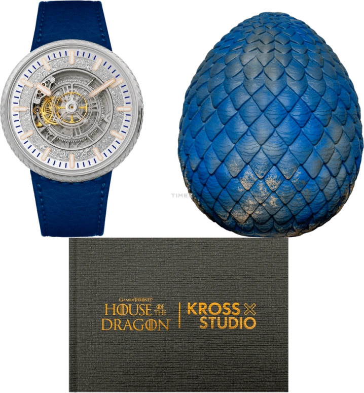 Kross Studio,权力的游戏 45毫米,45毫米,钛,银色,手动上弦,陀飞轮,120小时,GTDGT,GTDGT-ARX24