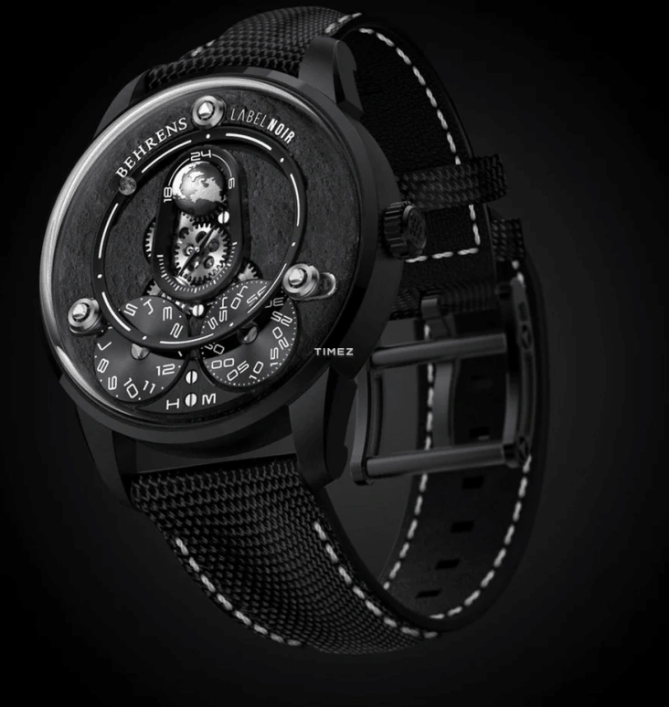 Label Noir,Other 42mm,42mm,Titanium,Black,Automatic,Sapphire,Crystal Glass,Round,LN BH01