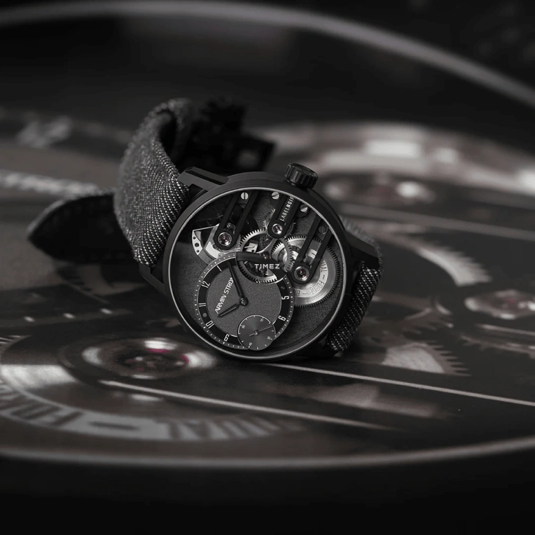 Label Noir,Other 41mm,41mm,Stainless Steel,Black,Grey,Automatic,Constant Force Mechanism,72hours,LN AS01